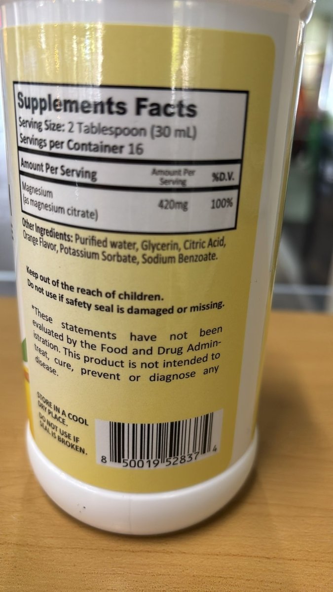 Irish Supplements Magnesium Citrate Liquid