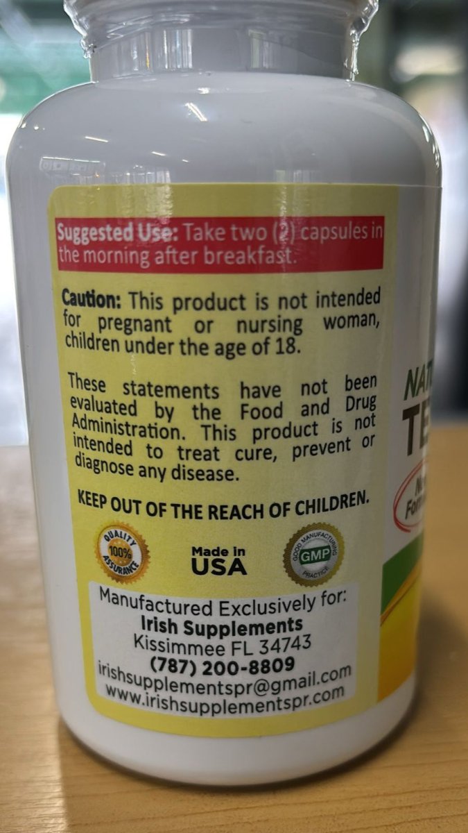 irish supplements Testo Max