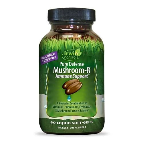 Irwin Naturals Pure Defense Mushroom 8 Immune Support 60 caps