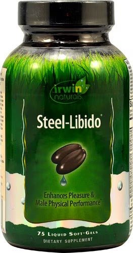 Irwin Naturals Steel Libido for Men – 75 Cápsulas Blandas