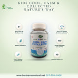 Kids Cool, Calm & Collected Nature's Way, Gomitas de Calma 8+ años