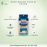 Kids Relief Pain & Fever Homeopático Fiebre y Dolor en Niños 25 ml