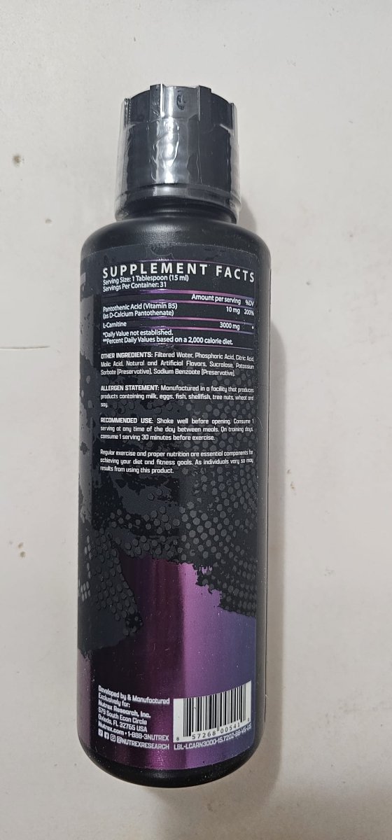 L-Carnitine 3000 Berry Blast L-Carnitine 3000 Berry Blast