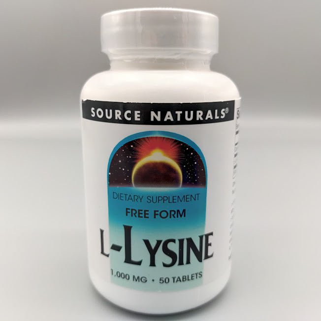 L-Lysine - 1000mg - 50 Tablets