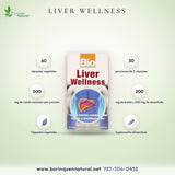 Liver Wellness para el Hígado con Cardo Mariano, 60 Cápsulas