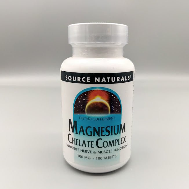 Magnesium Chelate Complex - 100mg - 100 Tablets