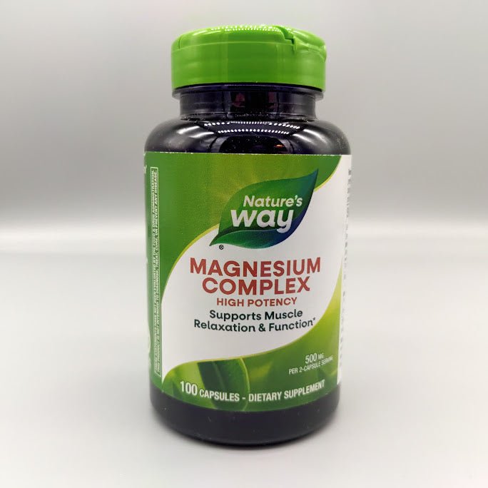 Magnesium Complex - 100 Capsules - 500mg - Nature&#39;s Way