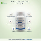 Max Intestinal Flow para Estreñimiento con Magnesio, 60 Cápsulas