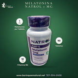 Melatonina Natrol 1 mg Time Release, 90 Tabletas PR