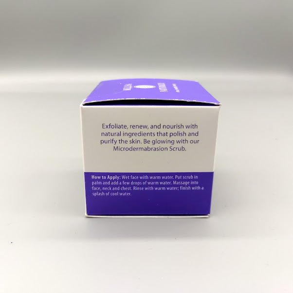 Microdermabrasion Scrub w/ Charcoal, Fermented Fruits &amp; Hyaluronic Acid 1.0 oz