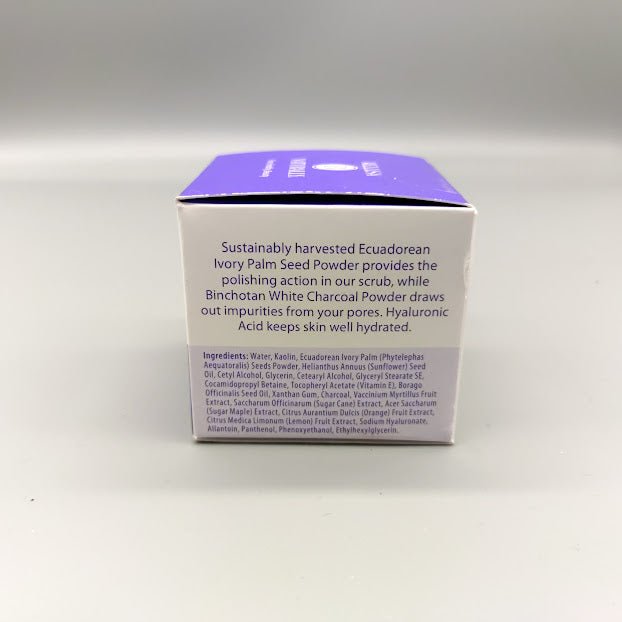 Microdermabrasion Scrub w/ Charcoal, Fermented Fruits &amp; Hyaluronic Acid 1.0 oz