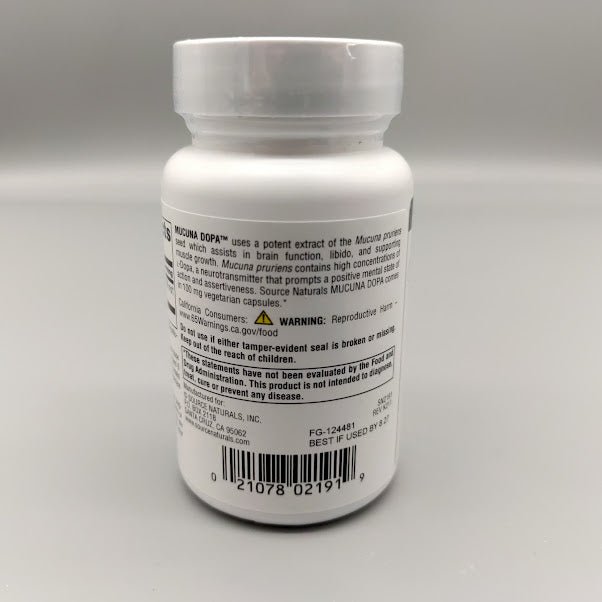 Mucuna Dopa 100mg 60 Cap Vegi