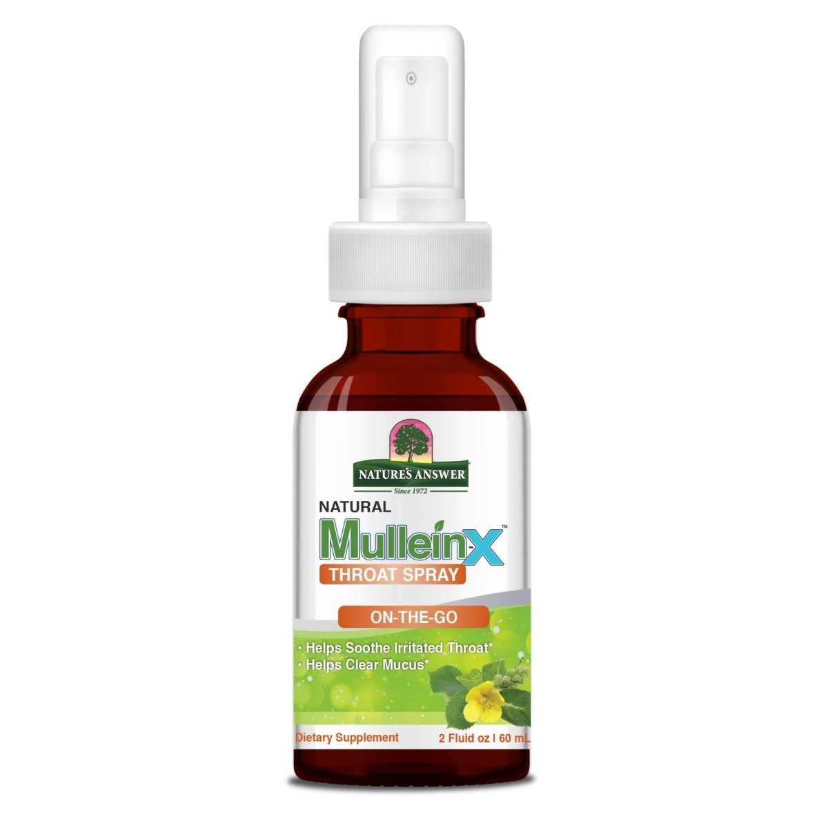 Mullein-X Throat Spray 2 oz Nature&#39;s Answe