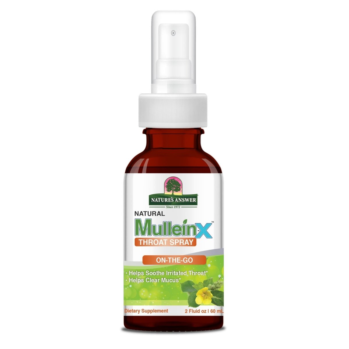 Mullein-X Throat Spray 2 oz Nature's Answe