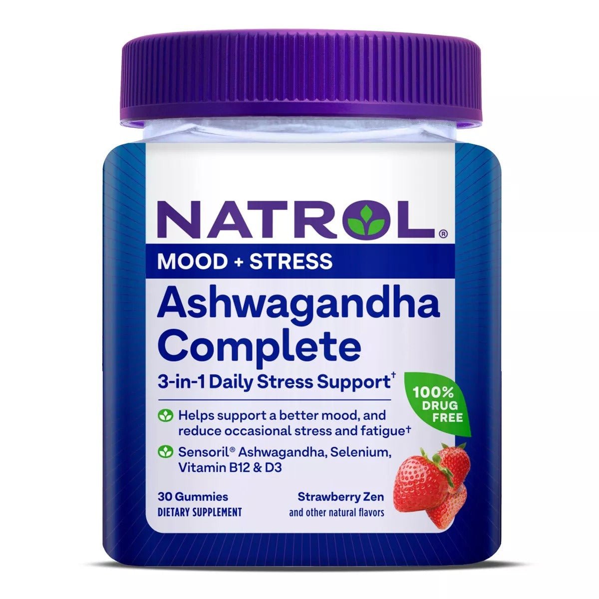 Natrol Ashwagandha Complete Gummy - 30 Gummy