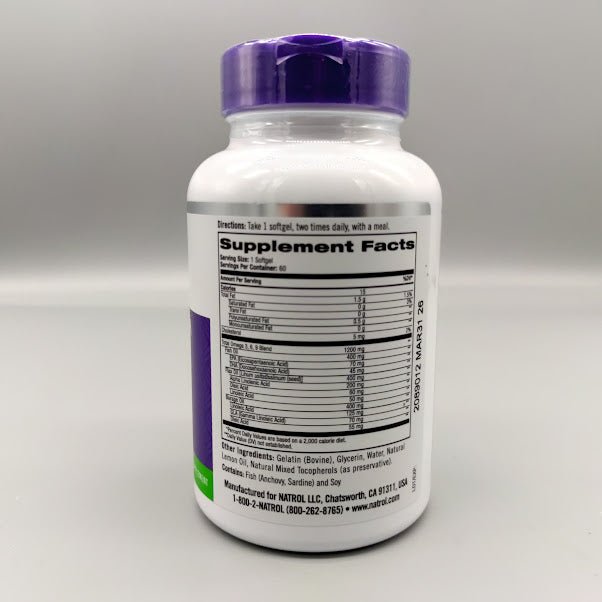 Natrol Omega 3-6-9 Complex, Softgels  