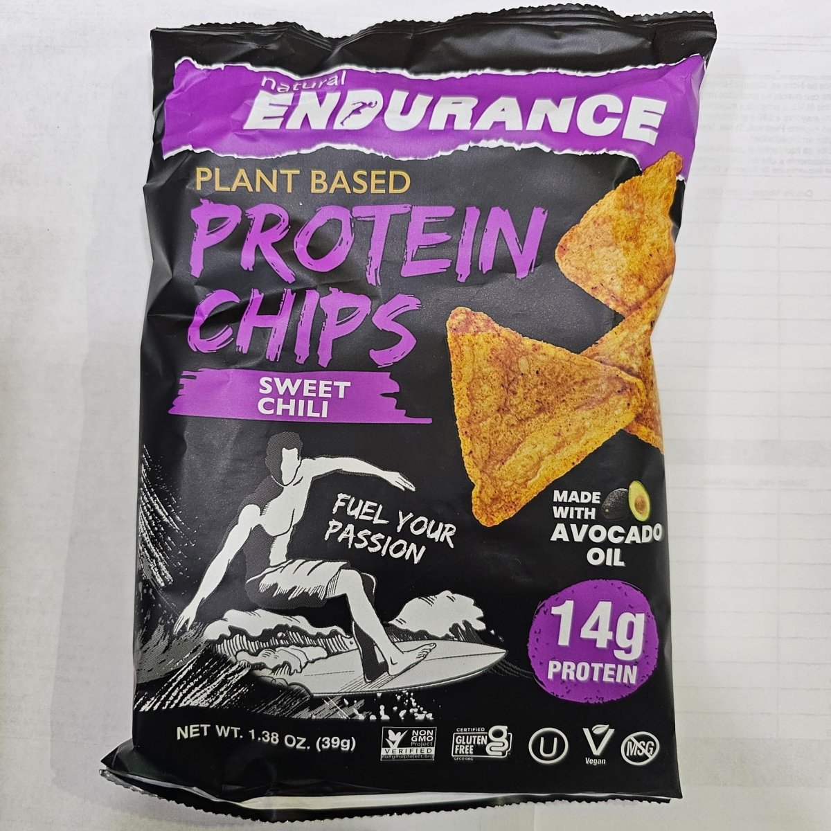 Natural Endurance Protein Chips Avocado