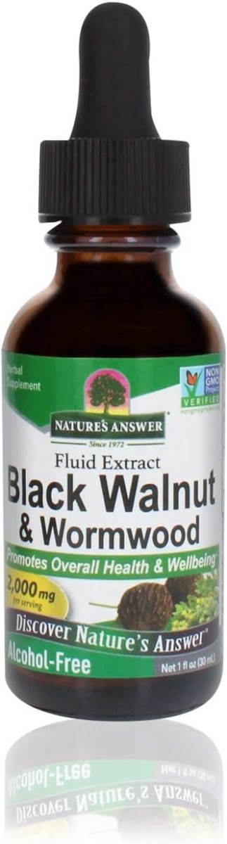 Natures Answer Nogal Negro y Ajenjo 1 oz 1.0 fl oz 200mg.