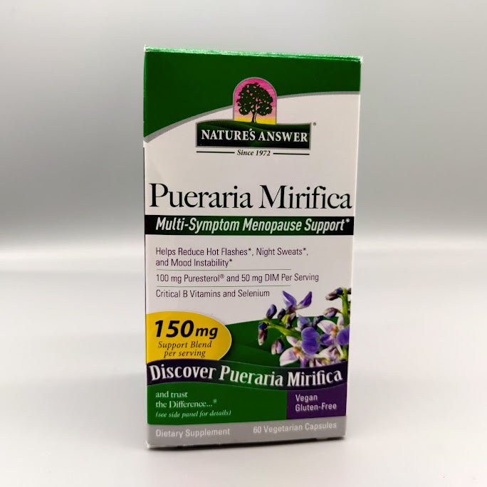 Nature&#39;s Answer Pueraria Mirifica Estro Balance, 60 vegetarian capsules