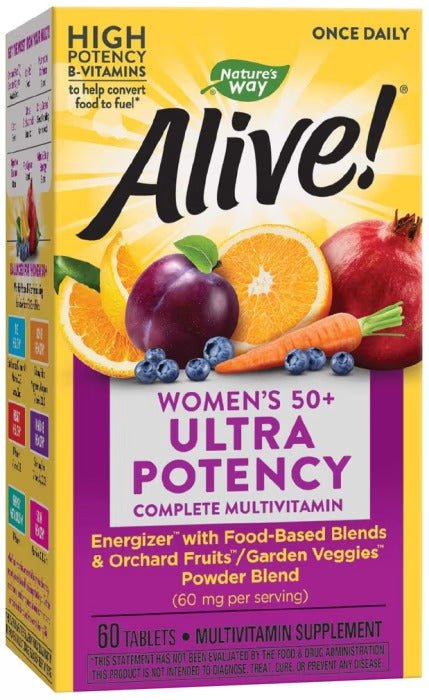 Nature&#39;s Way Alive! Multivitamin Women&#39;s 50+ 60 tabletas