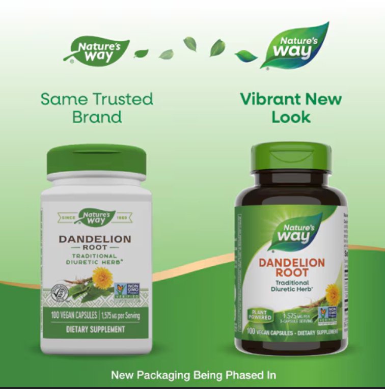 Nature's Way Dandelion Root 100 cápsulas