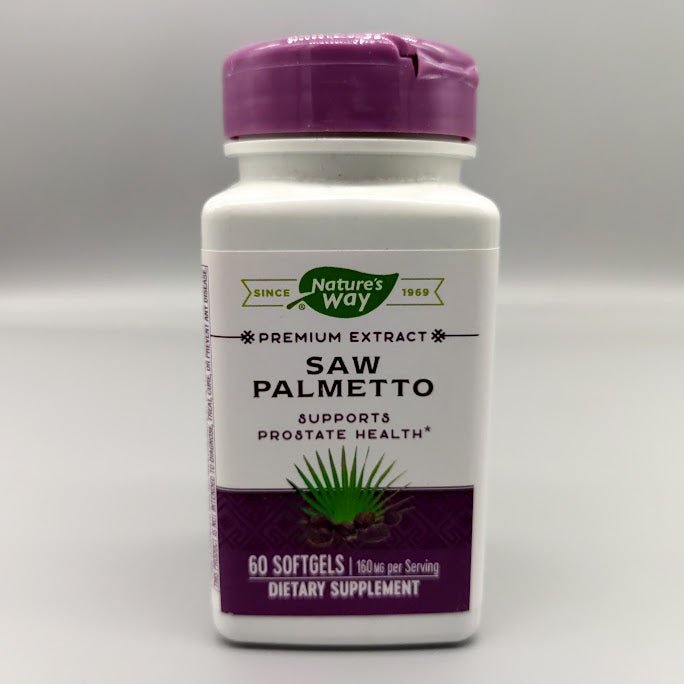 Nature&#39;s Way Saw Palmetto Standardized Dietary Supplement Softgels