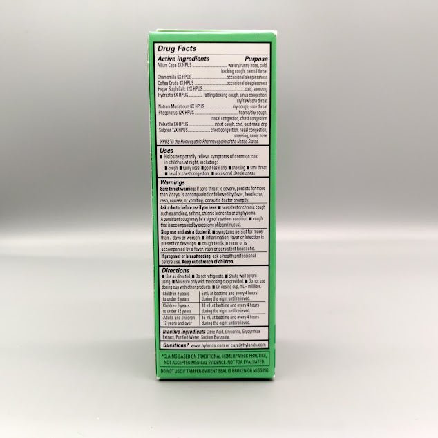 Night Time Cold N Cough 4 Kids 4oz Hyland&#39;s
