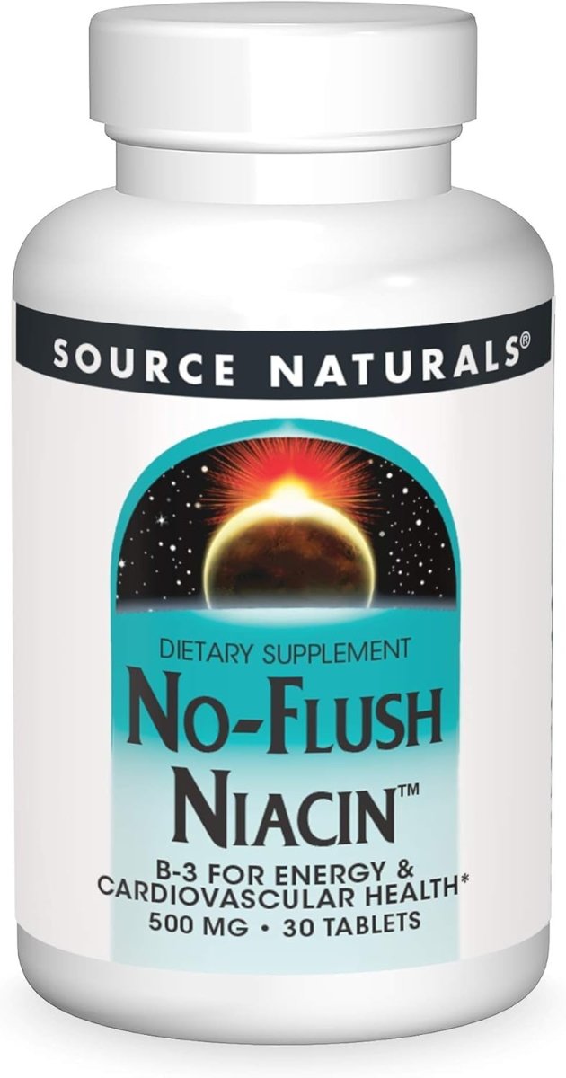 No - Flush Niacin™ 500 mg, 30 tabletas