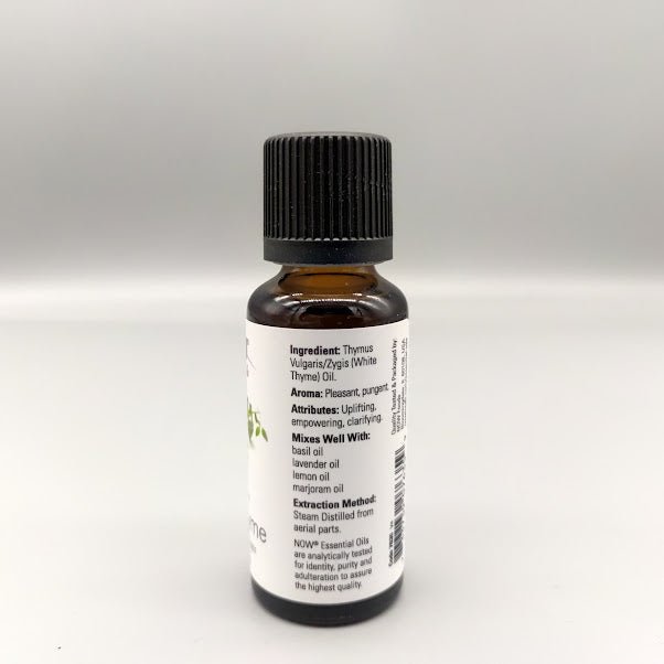 Now Essential Oils - 100% Pure White Thyme - Thymus Vulgaris / Zygis - 1oz