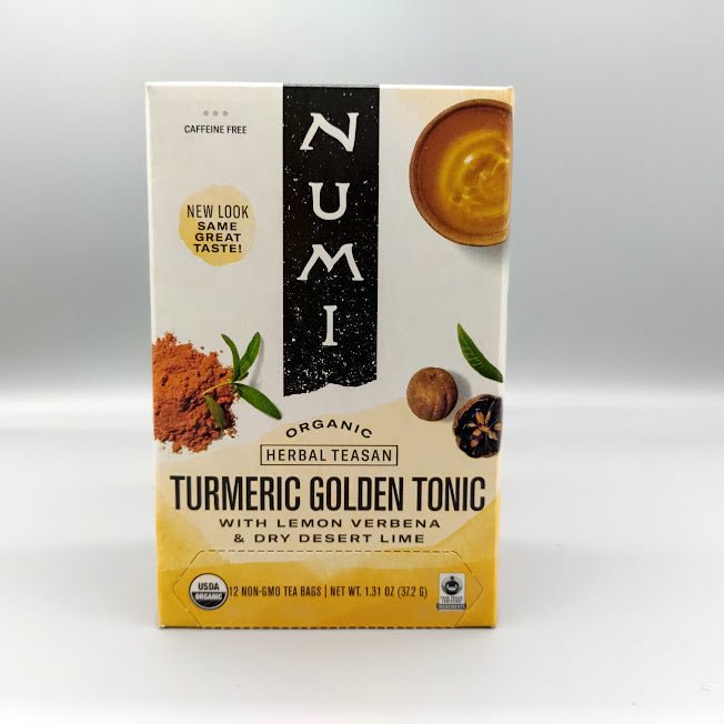 Numi Tea Organic Turmeric Tea, Golden Tonic - 12 Bag