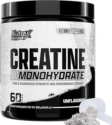 Nutrex Creatine Monohydrate - Unflavored - 60 Servings