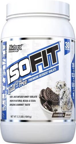 Nutrex ISOFIT Protein - Cookies &amp; Cream - 30 Servings