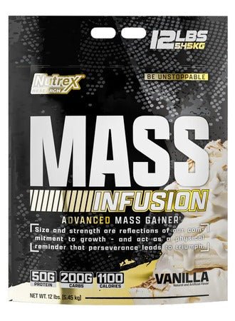 Nutrex Research Mass Infusion Advanced Mass Gainer (Vanilla, 12 lbs) *****