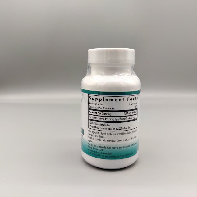 NutriCology - Pancreas - Natural Glandular 60 Vegetarian Capsules