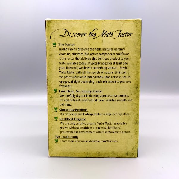 Olive Leaf - Organic Yerba Mate 20 Teabags