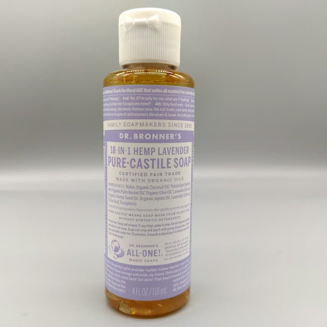 Organic Castile Liquid Soap Lavender 4oz