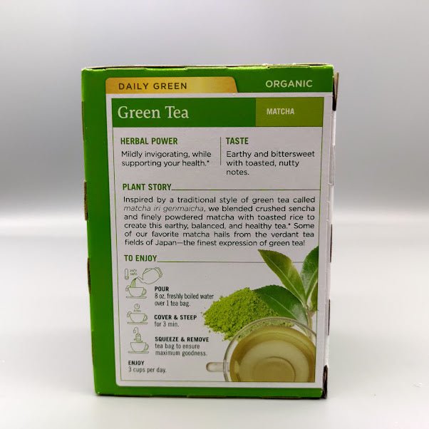 Organic Green Tea Matcha with Toasted Rice 16 BAG