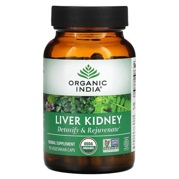 Organic India Liver Kidney 90 cápsulas