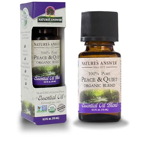 Organic Peace &amp; Calming Relax Essential Oil Blend, 0.5 oz