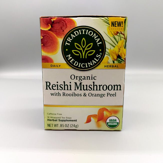 Organic Reishi Mushroom w/ Rooibos &amp; Orange Peel Tea