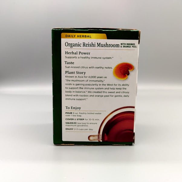 Organic Reishi Mushroom w/ Rooibos &amp; Orange Peel Tea