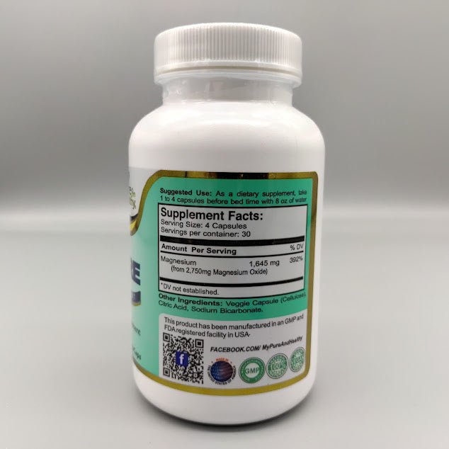 Oxypure Colon Cleanser - 60/120 Caps - Pure & Healthy