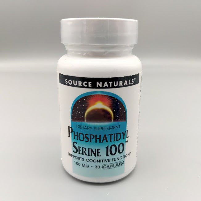 Phosphatidyl Serine 100 - 100mg - 30 Capsules - Source Naturals