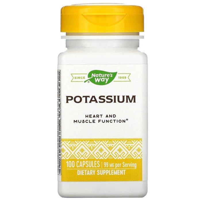 Potassium 99 mg 100 cápsulas