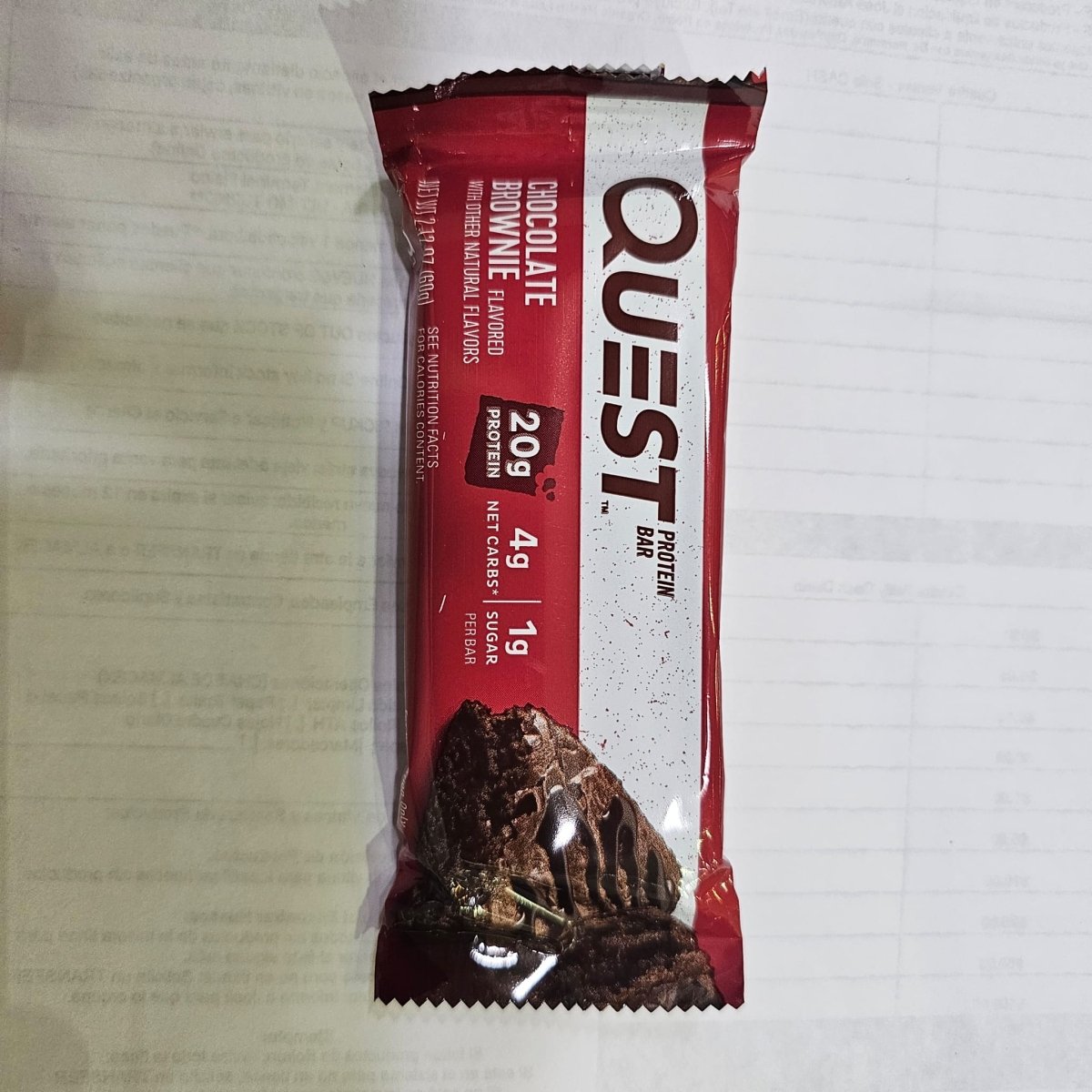 Quest Brownie Protein Bar 2.1 oz