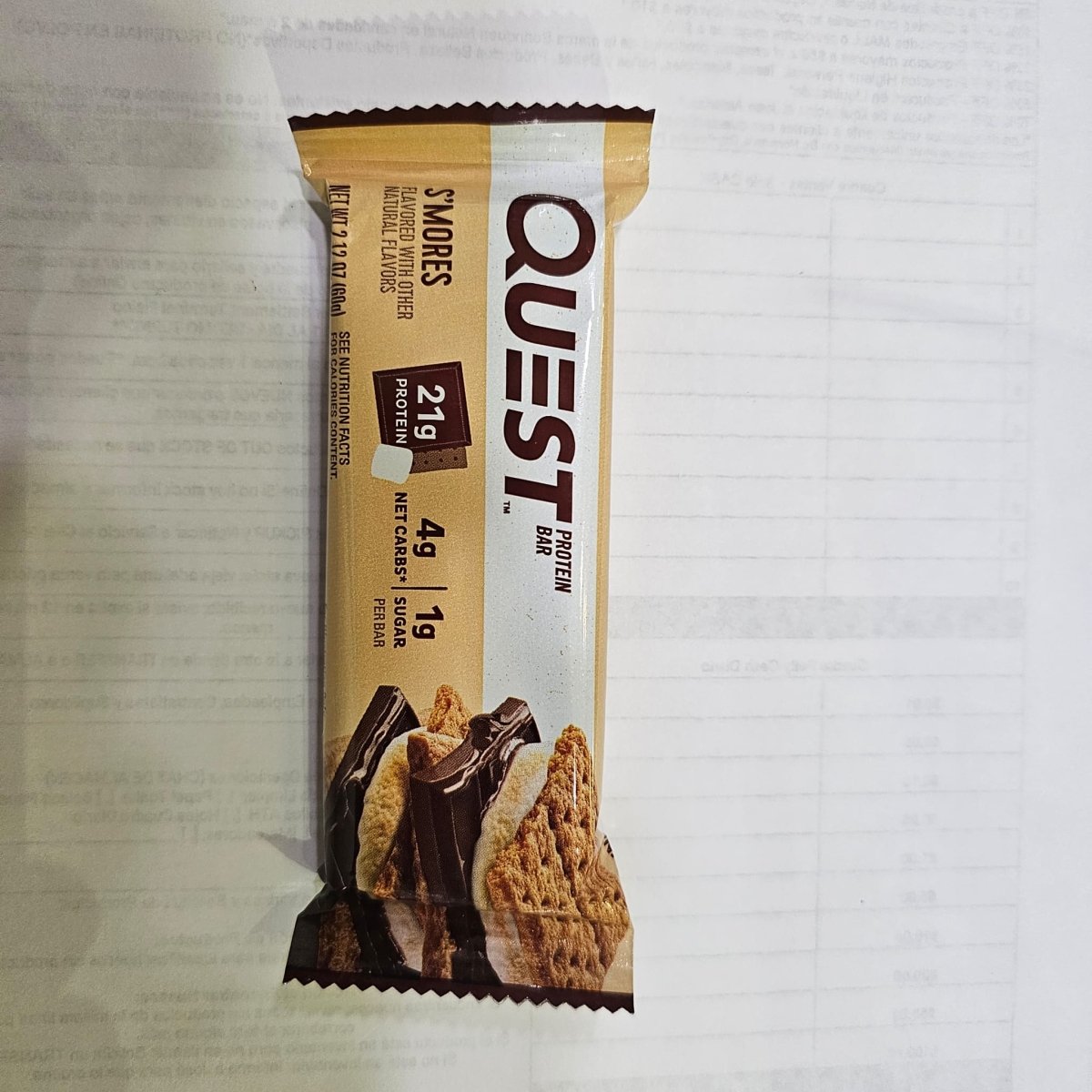 Quest Nutrition Protein Bar, S&#39;Mores 2.1 oz