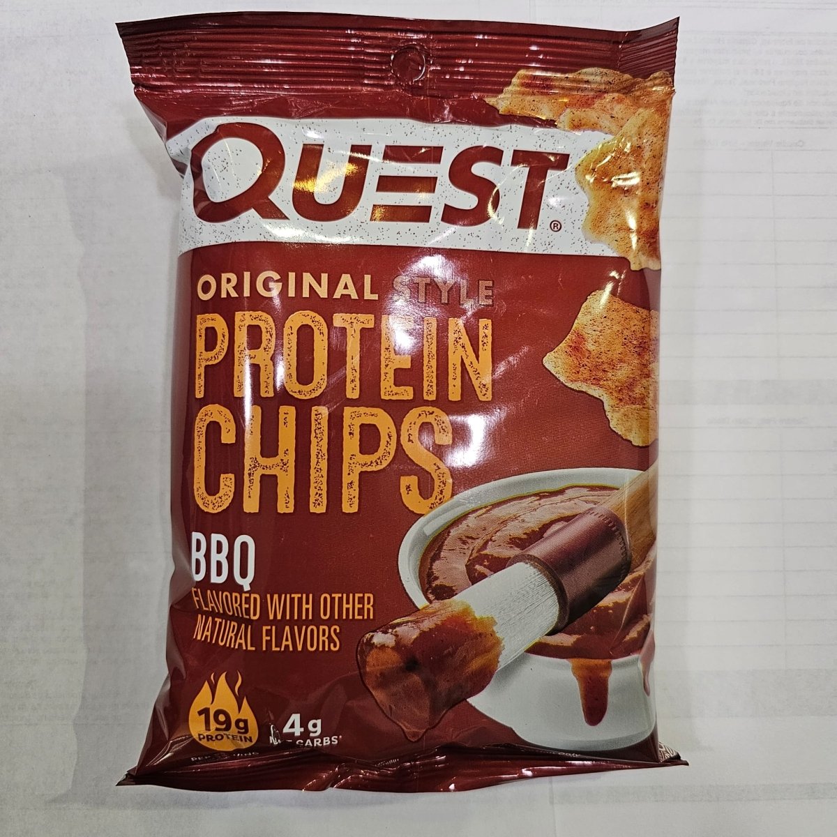 Quest Nutrition Protein Chips, BBQ, 22g Protein