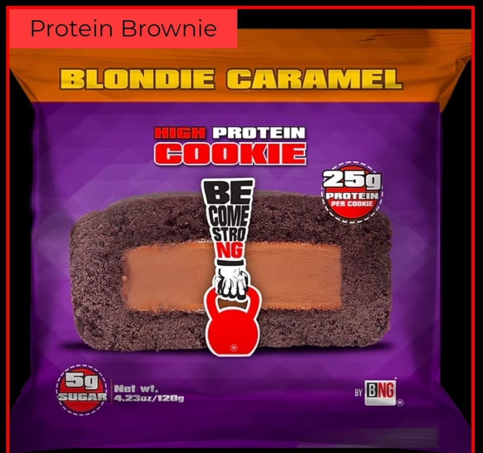 Become Strong High Protein Cookie Blondie Caramel