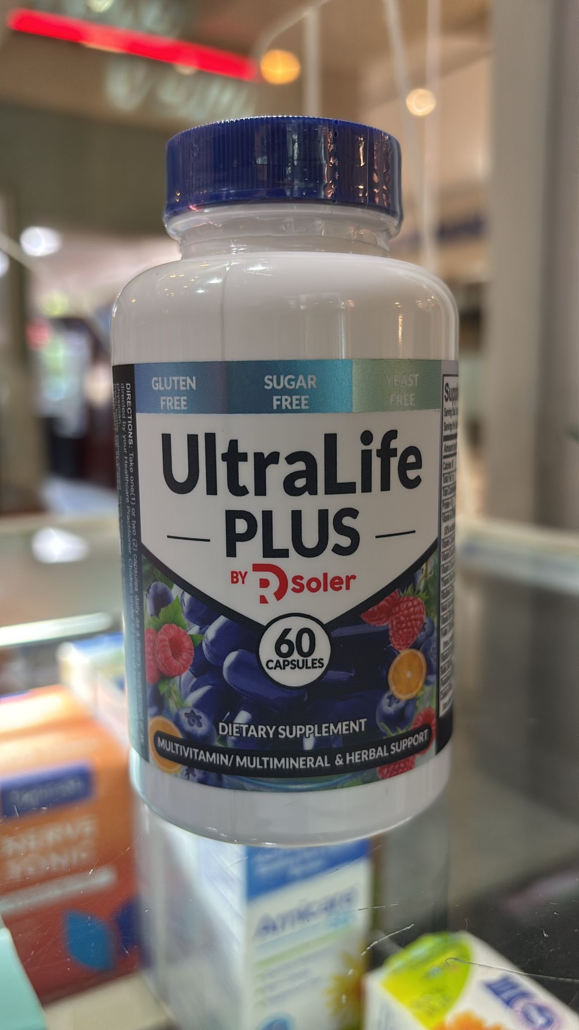 UltraLife Plus Multivitamin / Multimineral &amp; Herbal Support 60 Cápsulas by Soler