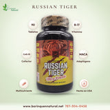 Multivitamínico Russian Tiger en Tabletas para Energía Diaria